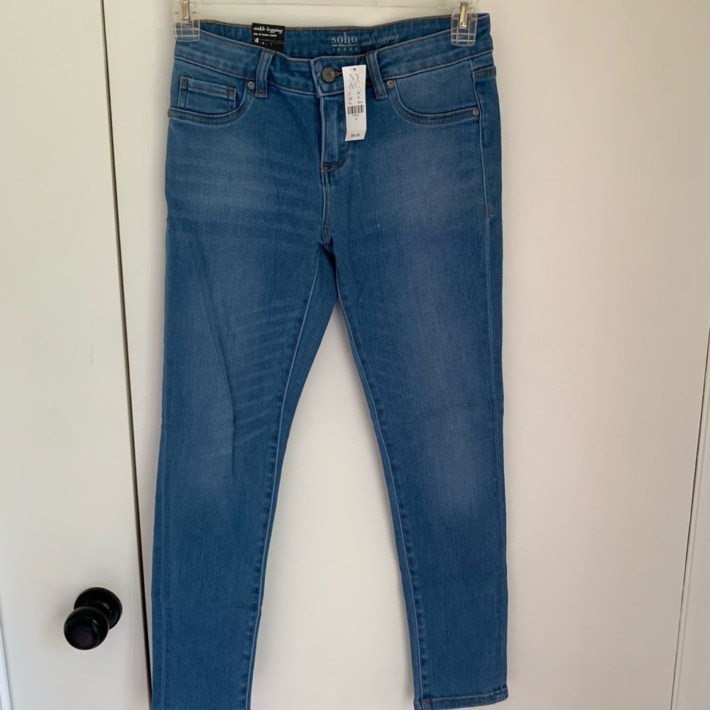 Soho Blue Skinny Jeans Sleek Fit